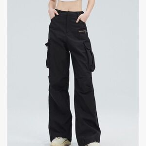 Women's Black Cargo Pants